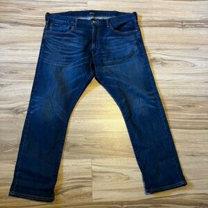 Polo by Ralph Lauren Men's Slim Straight Jeans - Dark Blue Denim